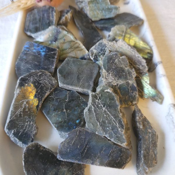 Piedra Labradorite 'A' pulida tamaño grande - Imagen 2