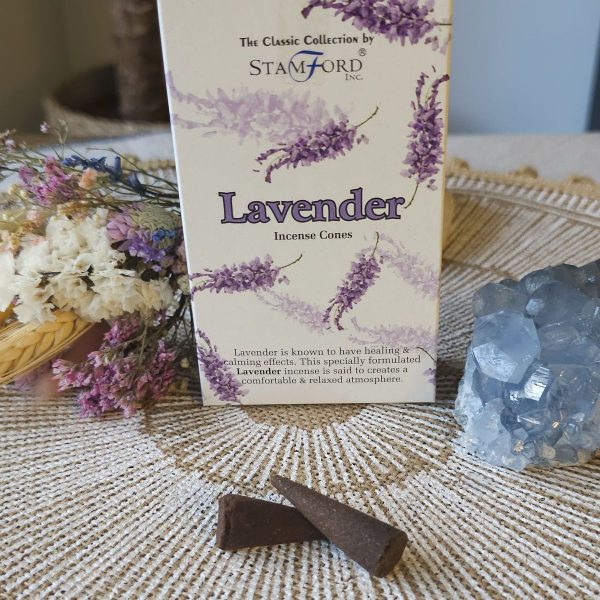 Conos de incienso Stamford de lavanda