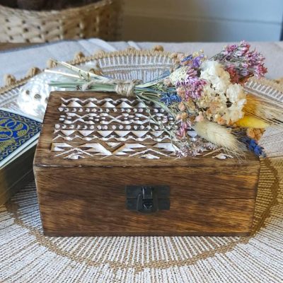 Caja de Madera Blanca