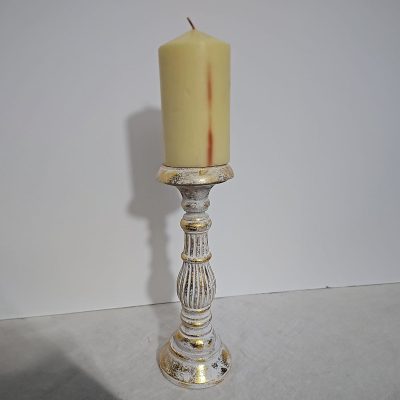 Candelabro Pequeño - Oro Blanco