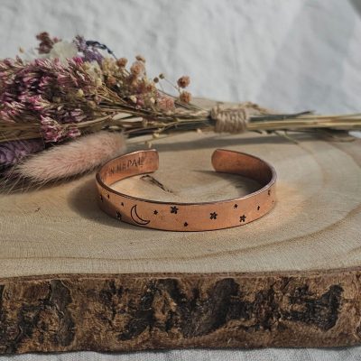 Pulsera de Inspiración -  Estrellas Cobre