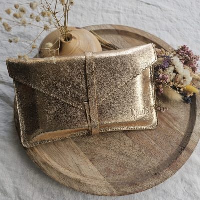 Pochette dorade para oráculos o tarot