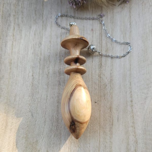 Péndulo Egipcio de Thot en madera de enebro de cade - Imagen 2