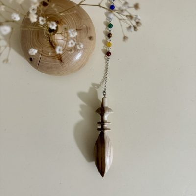 Péndulo Egipcio de Thot en madera de árbol de Judas