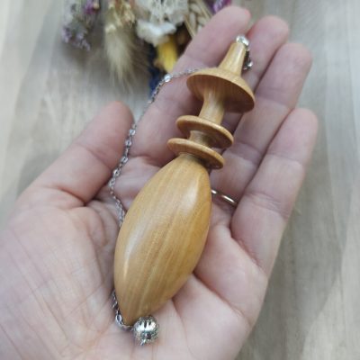 Péndulo Egipcio de Thot en madera de pistacho lentisco