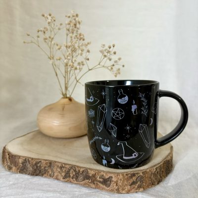 Taza bruja & minerales