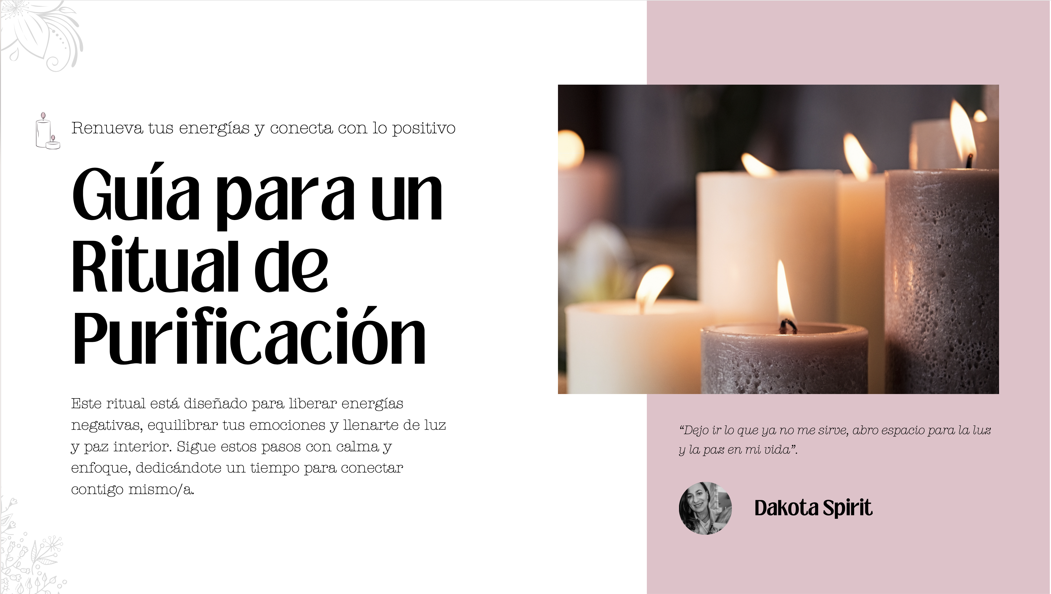 Guia para un Ritual de Purificacion