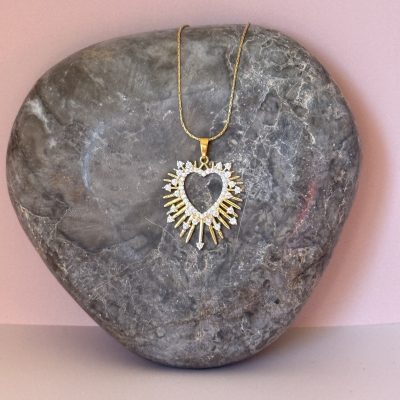 Collar con Colgante de Circonitas