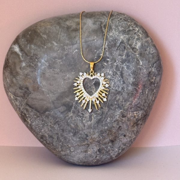 Collar con Colgante de Circonitas