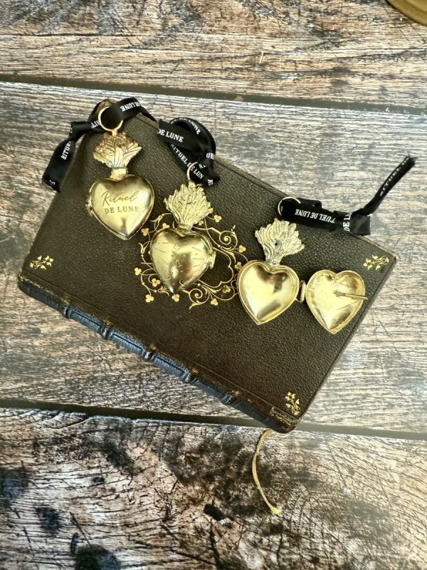 Talismán mini caja corazón ex-voto - Imagen 2