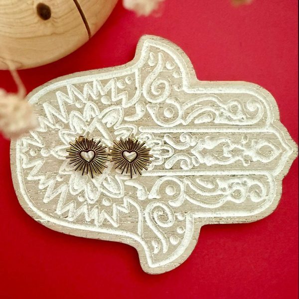 Pendientes con forma de corazón - Imagen 2