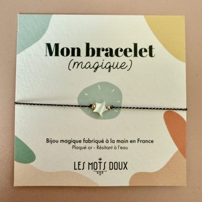 Pulsera (mágica) estrella marrón ~ LES MOTS DOUX