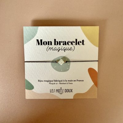 Pulsera (mágica) trébol marrón ~ LES MOTS DOUX